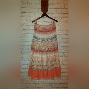 Sundance Catalog Bohemian A-Line Skirt